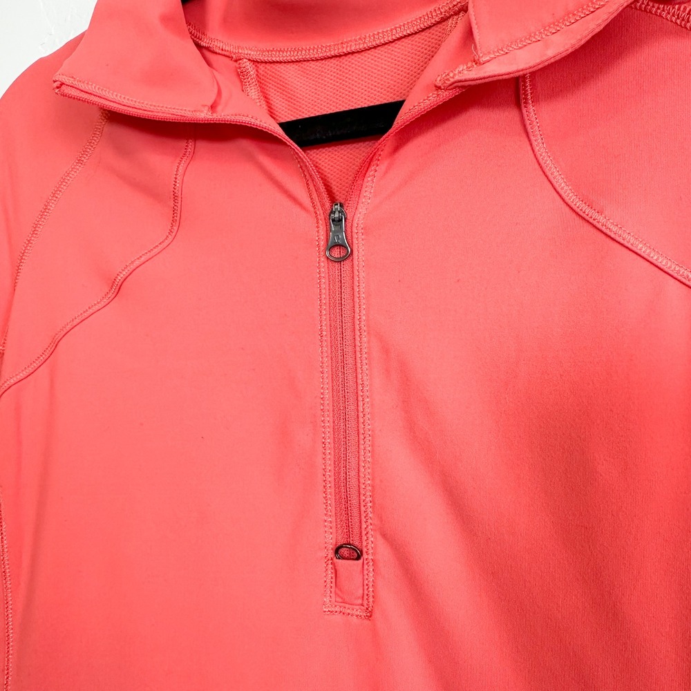 Lululemon | Race With Grace 1/2 Zip II Base Layer Athletic Jacket in Atomic Red - Picture 7 of 10
